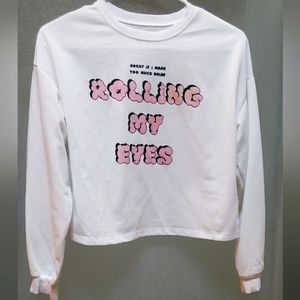 Cute sweater SX size sorry if I made too much noise rolling my eyes